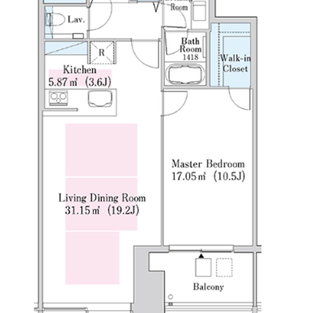 ラ・トゥール新宿ガーデン　3205 画像1